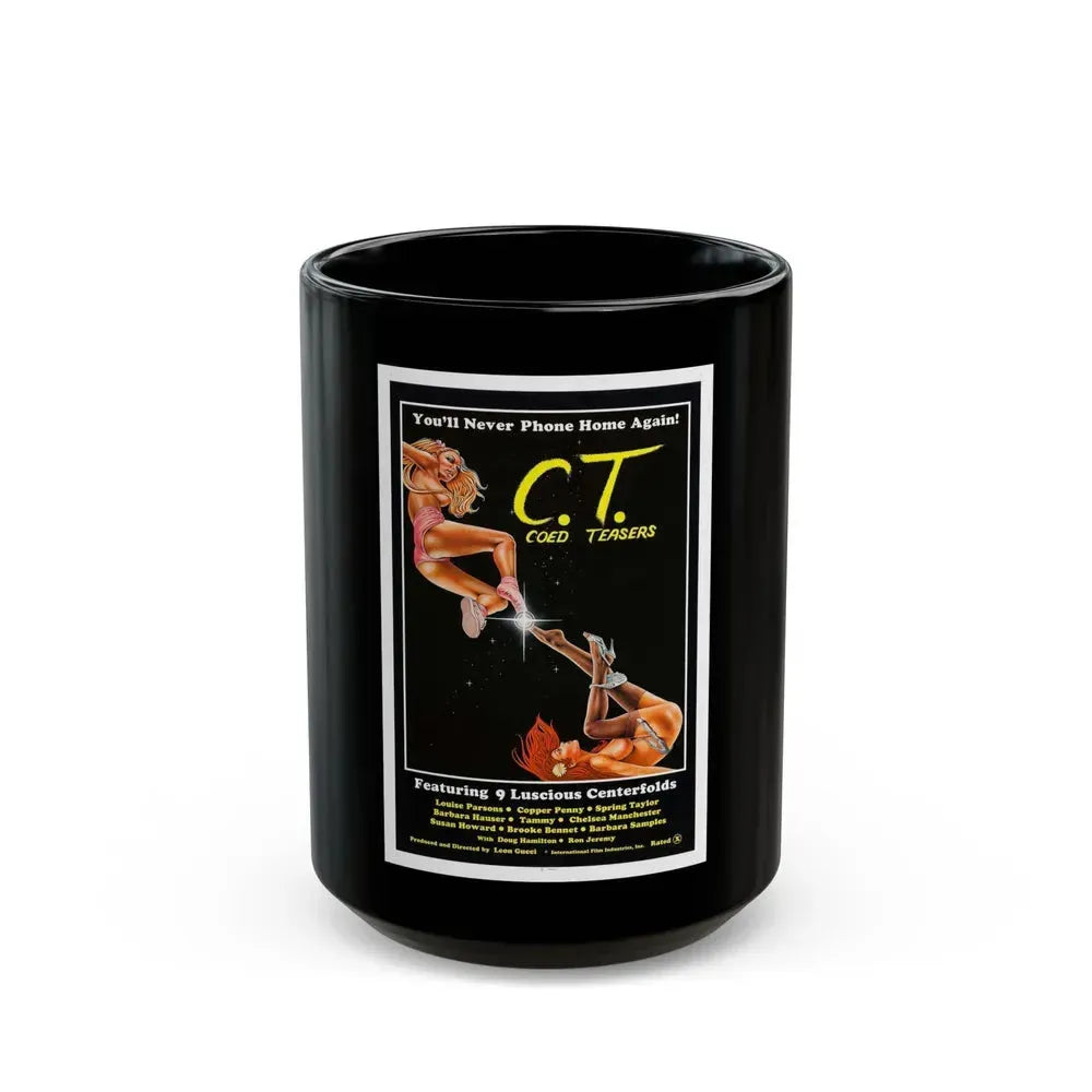 COED TEASERS 1983 Movie Poster - Black Coffee Mug 15oz - Go Mug Yourself