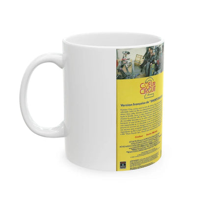 COEUR CIRCUIT 2 AKA THE FRENCH SHORT CIRCUIT 2 (VHS COVER) - White Coffee Mug-Go Mug Yourself