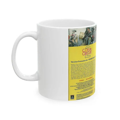 COEUR CIRCUIT 2 AKA THE FRENCH SHORT CIRCUIT 2 (VHS COVER) - White Coffee Mug - Go Mug Yourself