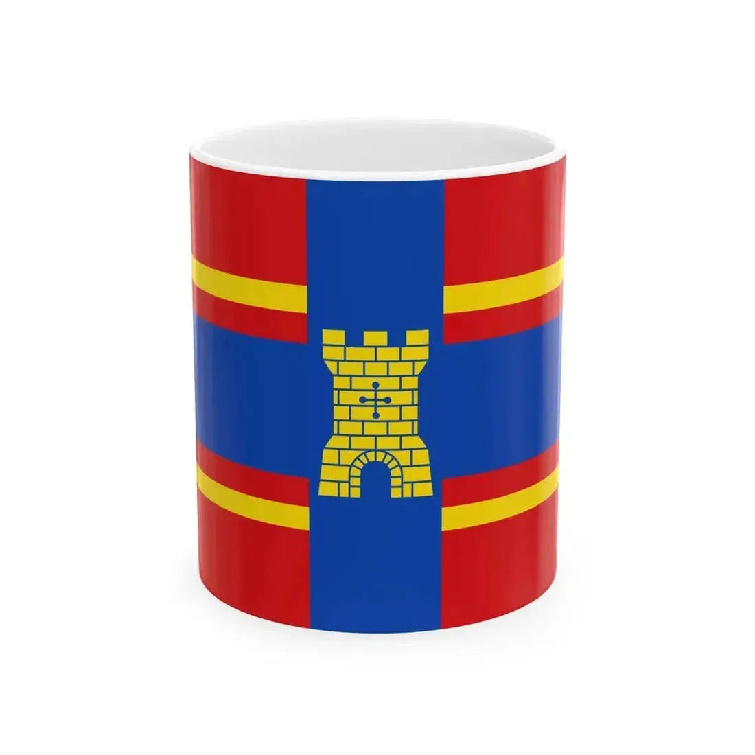 Coevorden vlag (Netherlands) White Coffee Mug 11oz - Go Mug Yourself