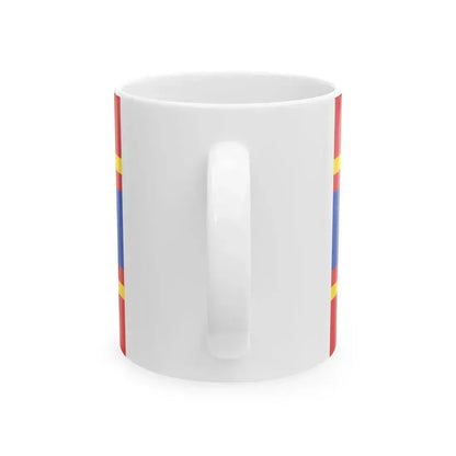 Coevorden vlag (Netherlands) White Coffee Mug - Go Mug Yourself