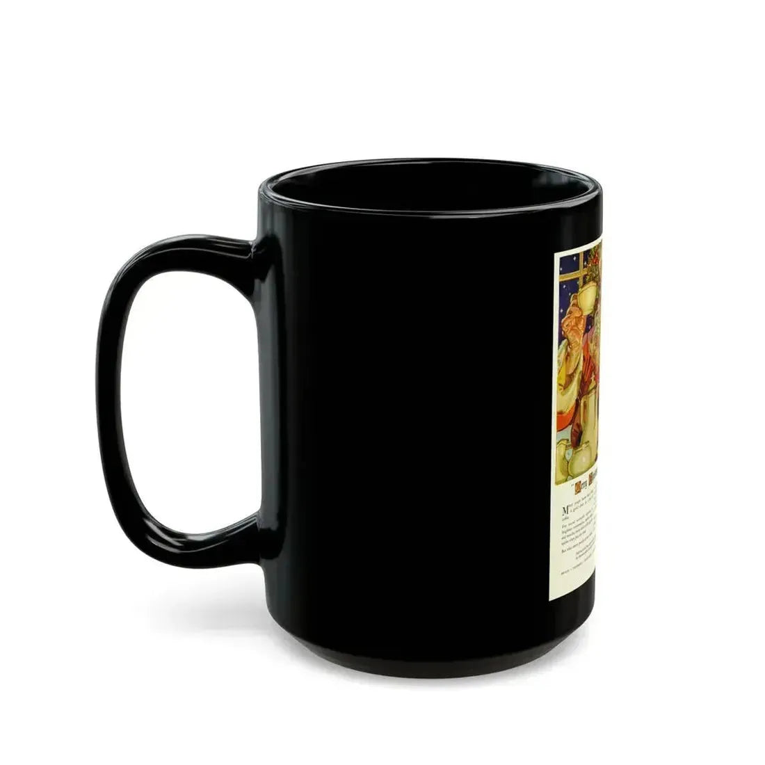 Coffee advertisement, 1940 (1) - Black Coffee Mug - Go Mug Yourself