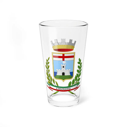Cogoleto-Stemma (Italy) (Coat of Arms) Pint Glass 16oz 16oz - Go Mug Yourself
