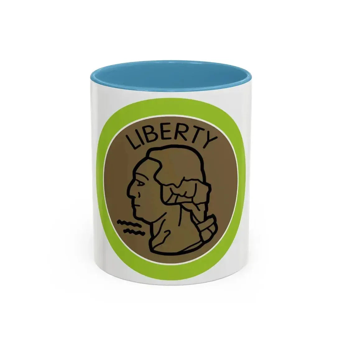 Coin Collecting (Boy Scout Merit Badge) Accent Coffee Mug 11oz Light Blue - Go Mug Yourself