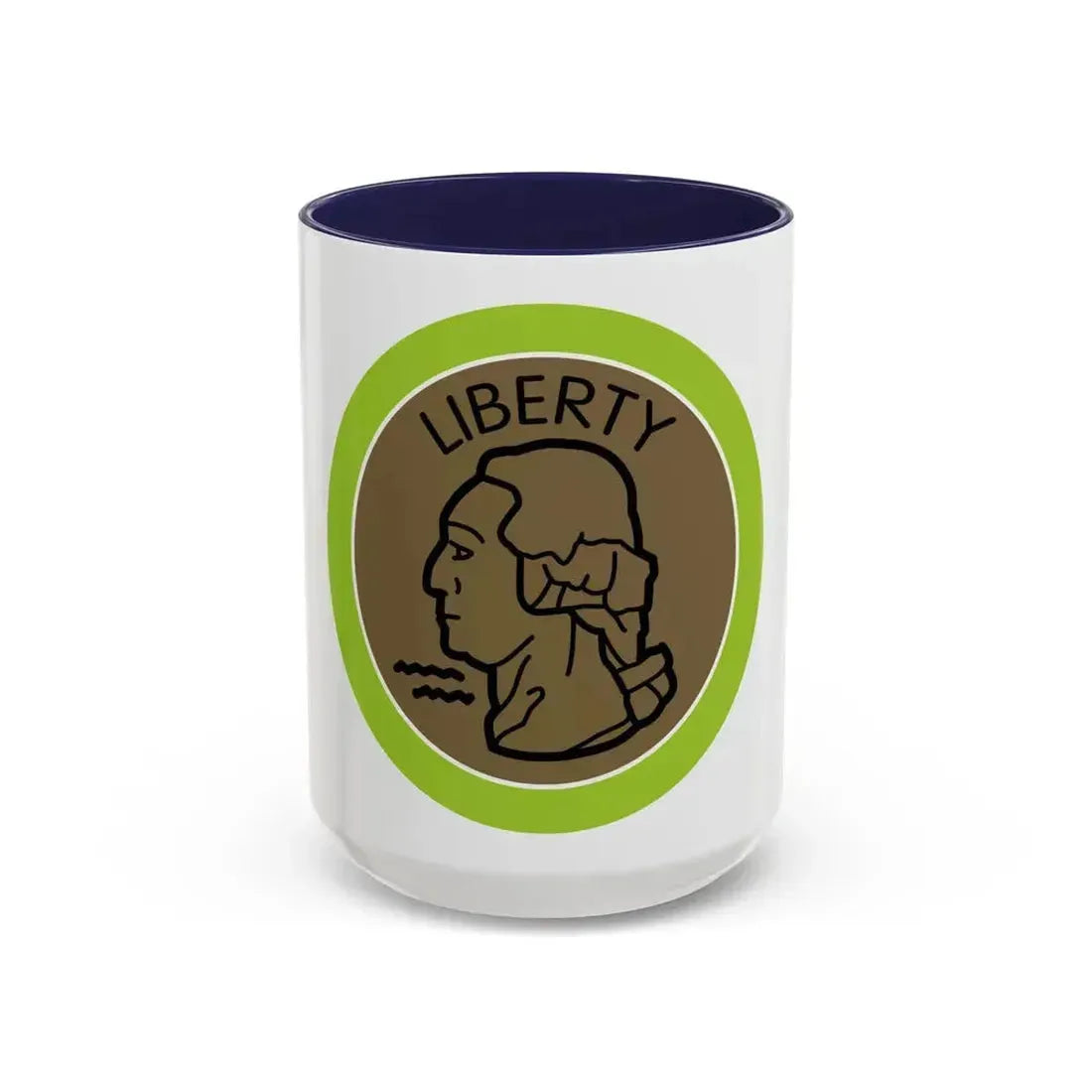 Coin Collecting (Boy Scout Merit Badge) Accent Coffee Mug 15oz Navy - Go Mug Yourself
