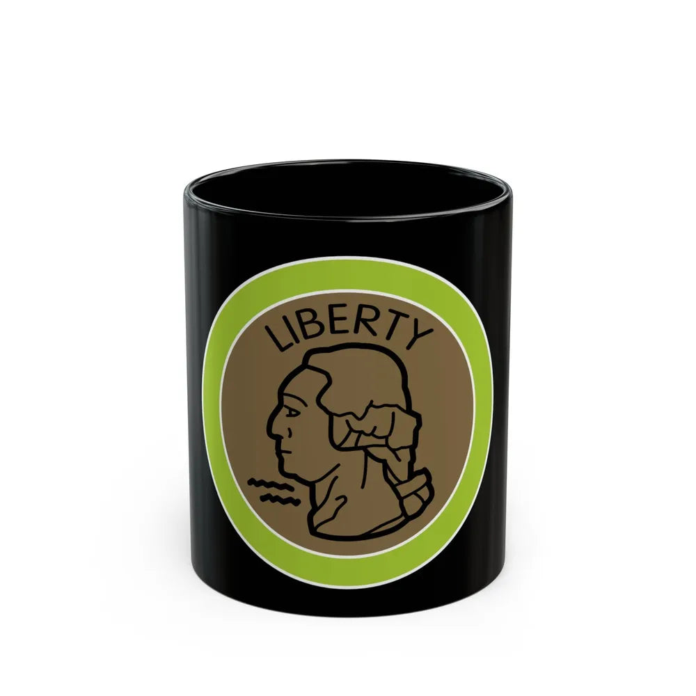 Coin Collecting (Boy Scout Merit Badge) Black Coffee Mug-11oz-Go Mug Yourself