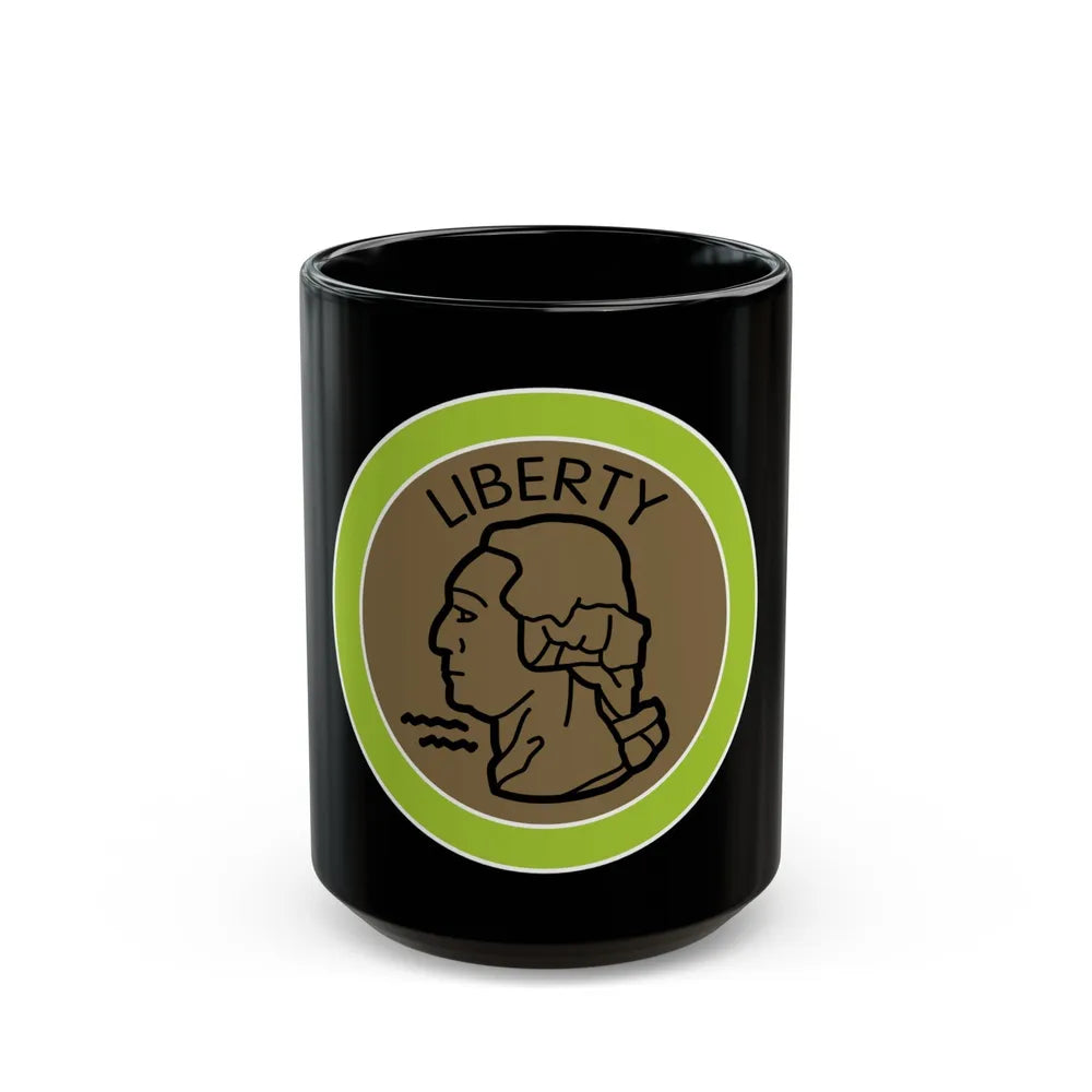 Coin Collecting (Boy Scout Merit Badge) Black Coffee Mug-15oz-Go Mug Yourself