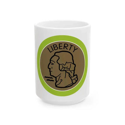 Coin Collecting (Boy Scout Merit Badge) White Coffee Mug 15oz - Go Mug Yourself