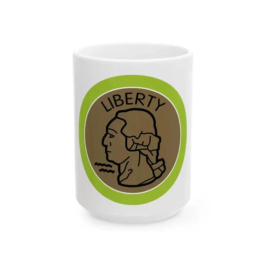 Coin Collecting (Boy Scout Merit Badge) White Coffee Mug 15oz - Go Mug Yourself