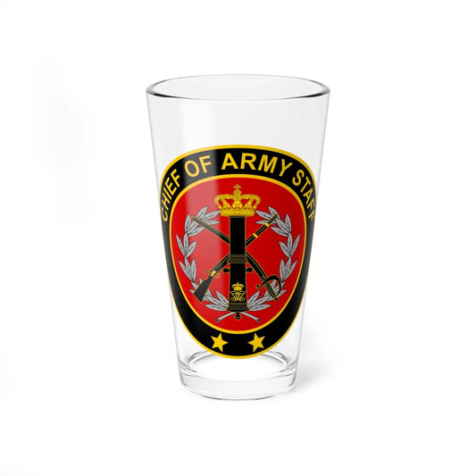 Coin for Chief of Army Staff Denmark (Denmark) (Coat of Arms) Pint Glass 16oz 16oz - Go Mug Yourself