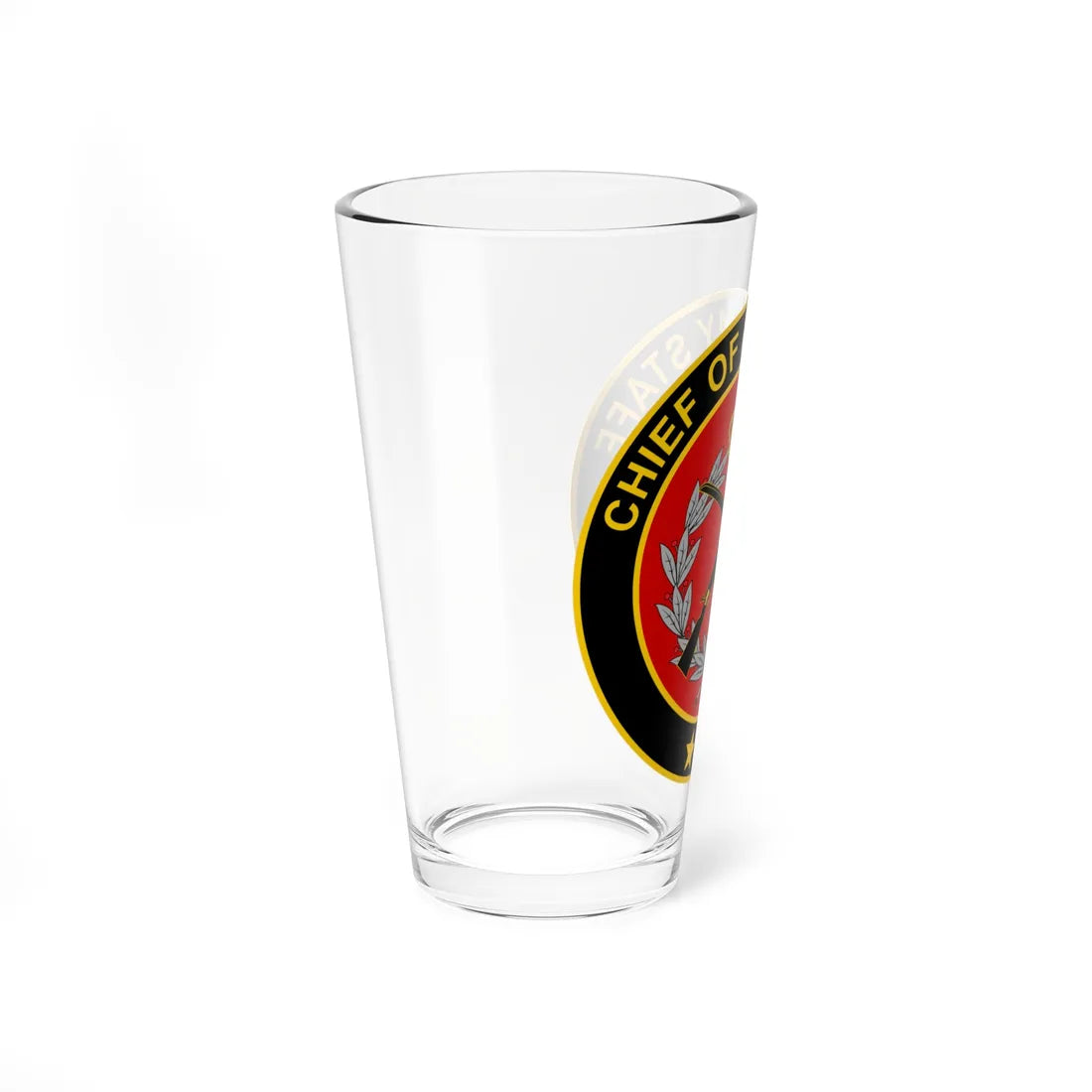Coin for Chief of Army Staff Denmark (Denmark) (Coat of Arms) Pint Glass 16oz - Go Mug Yourself