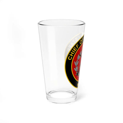 Coin for Chief of Army Staff Denmark (Denmark) (Coat of Arms) Pint Glass 16oz - Go Mug Yourself