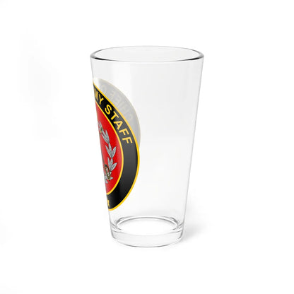Coin for Chief of Army Staff Denmark (Denmark) (Coat of Arms) Pint Glass 16oz - Go Mug Yourself