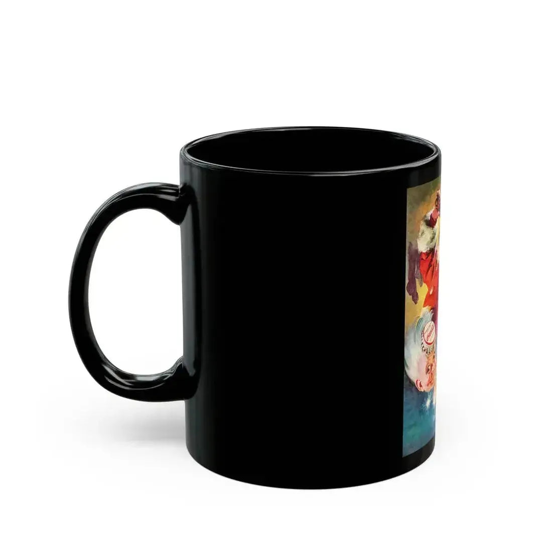 Coka-Cola ad, Life Magazine, 1949 - Black Coffee Mug - Go Mug Yourself