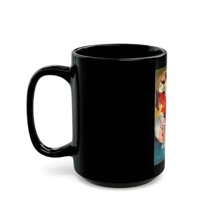 Coka-Cola ad, Life Magazine, 1949 - Black Coffee Mug - Go Mug Yourself