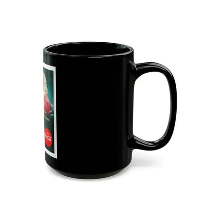 Coka-Cola ad, The Saturday Evening Post, November 29, 1952 - Black Coffee Mug - Go Mug Yourself