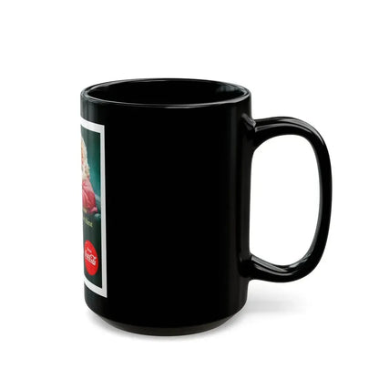 Coka-Cola ad, The Saturday Evening Post, November 29, 1952 - Black Coffee Mug - Go Mug Yourself