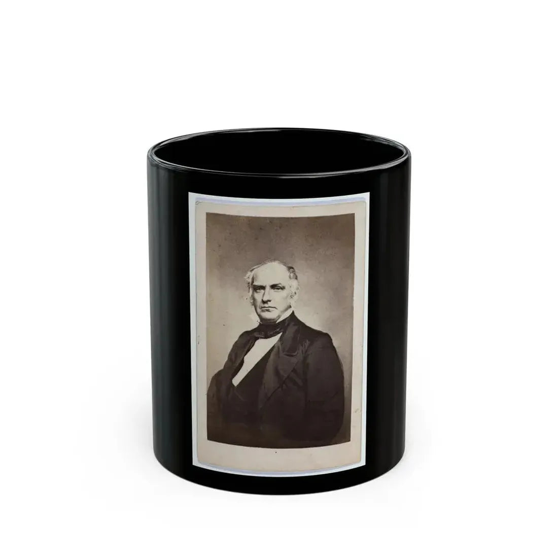 Col. Edward D. Baker, 1811-1861 (U.S. Civil War) Black Coffee Mug 11oz - Go Mug Yourself