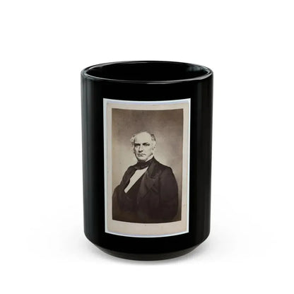 Col. Edward D. Baker, 1811-1861 (U.S. Civil War) Black Coffee Mug 15oz - Go Mug Yourself