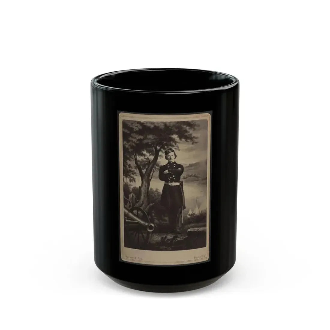 Col. Elmer Ellsworth (U.S. Civil War) Black Coffee Mug 15oz - Go Mug Yourself