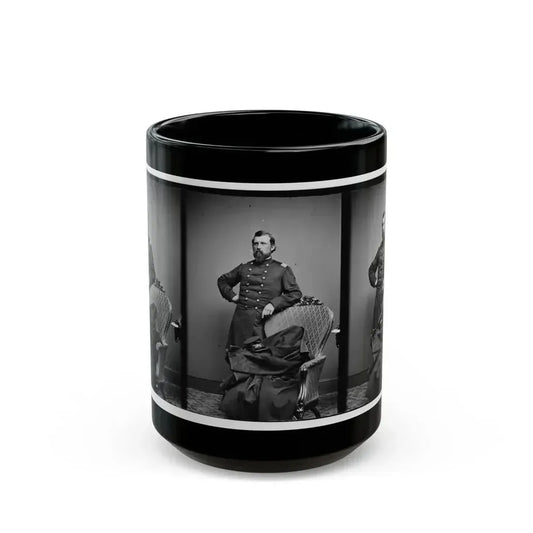 Col.  L.S. Trowbridge 10th Mich. Cav. (U.S. Civil War) Black Coffee Mug 15oz - Go Mug Yourself