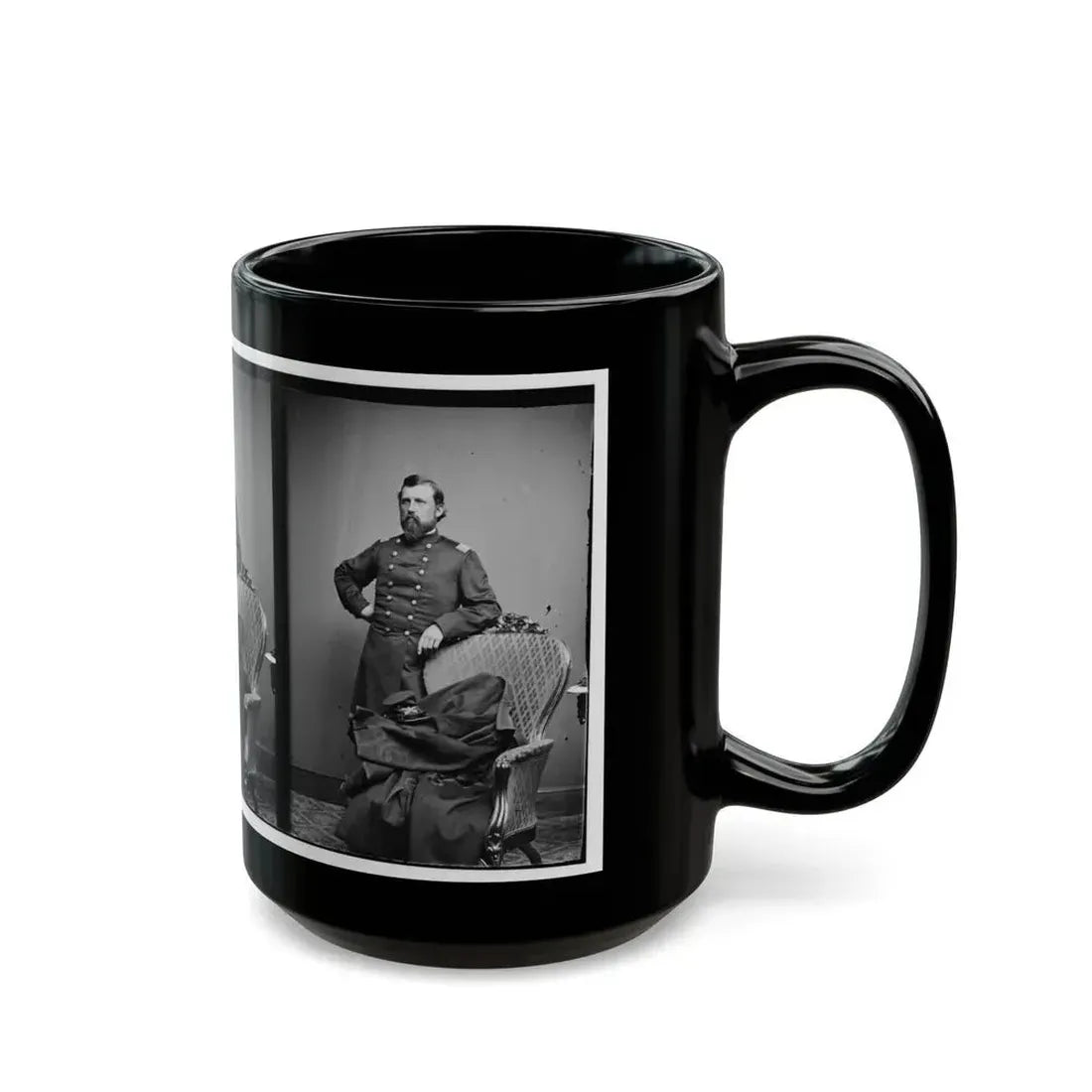Col.  L.S. Trowbridge 10th Mich. Cav. (U.S. Civil War) Black Coffee Mug - Go Mug Yourself