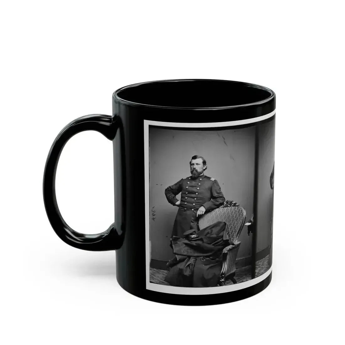 Col.  L.S. Trowbridge 10th Mich. Cav. (U.S. Civil War) Black Coffee Mug - Go Mug Yourself
