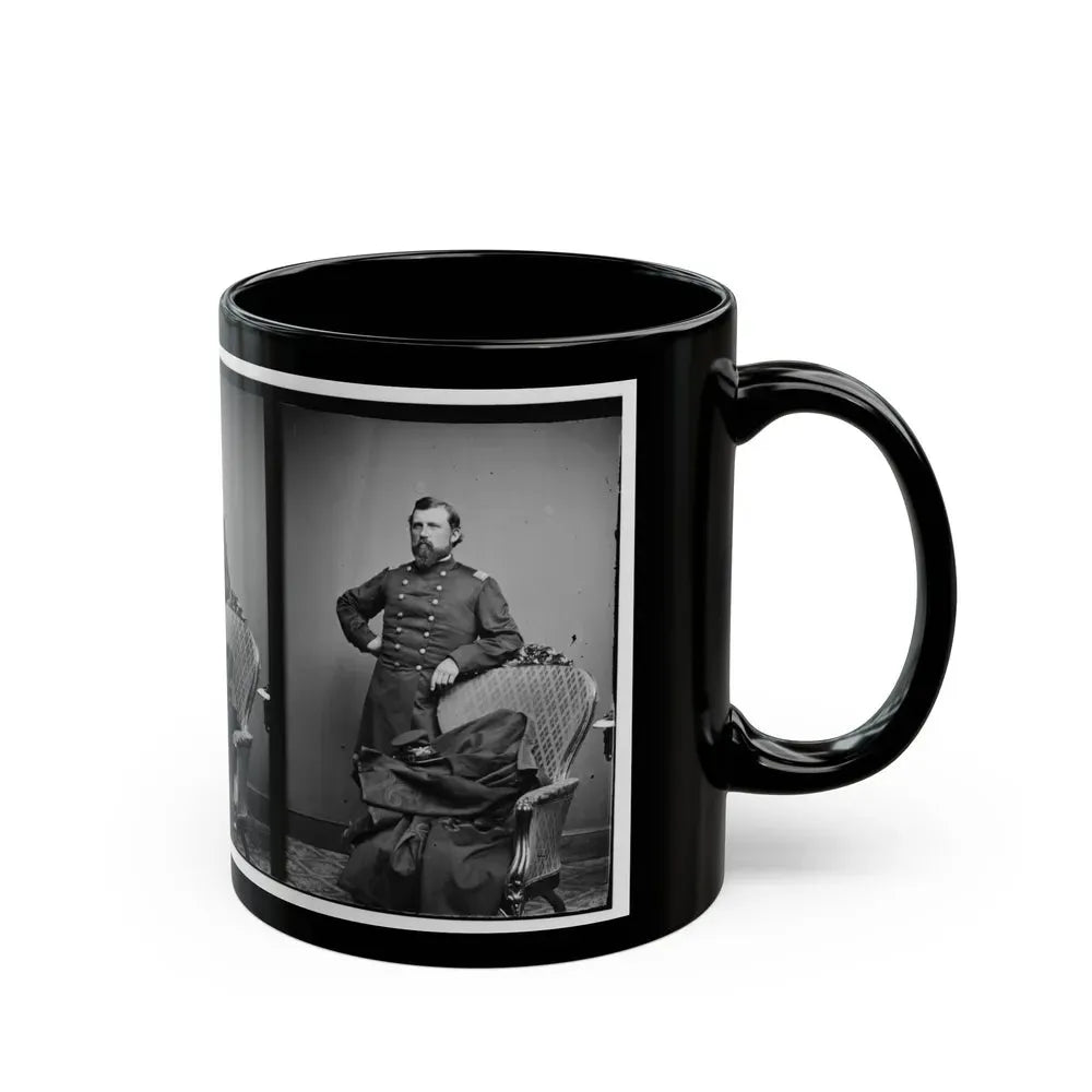 Col.  L.S. Trowbridge 10th Mich. Cav. (U.S. Civil War) Black Coffee Mug - Go Mug Yourself