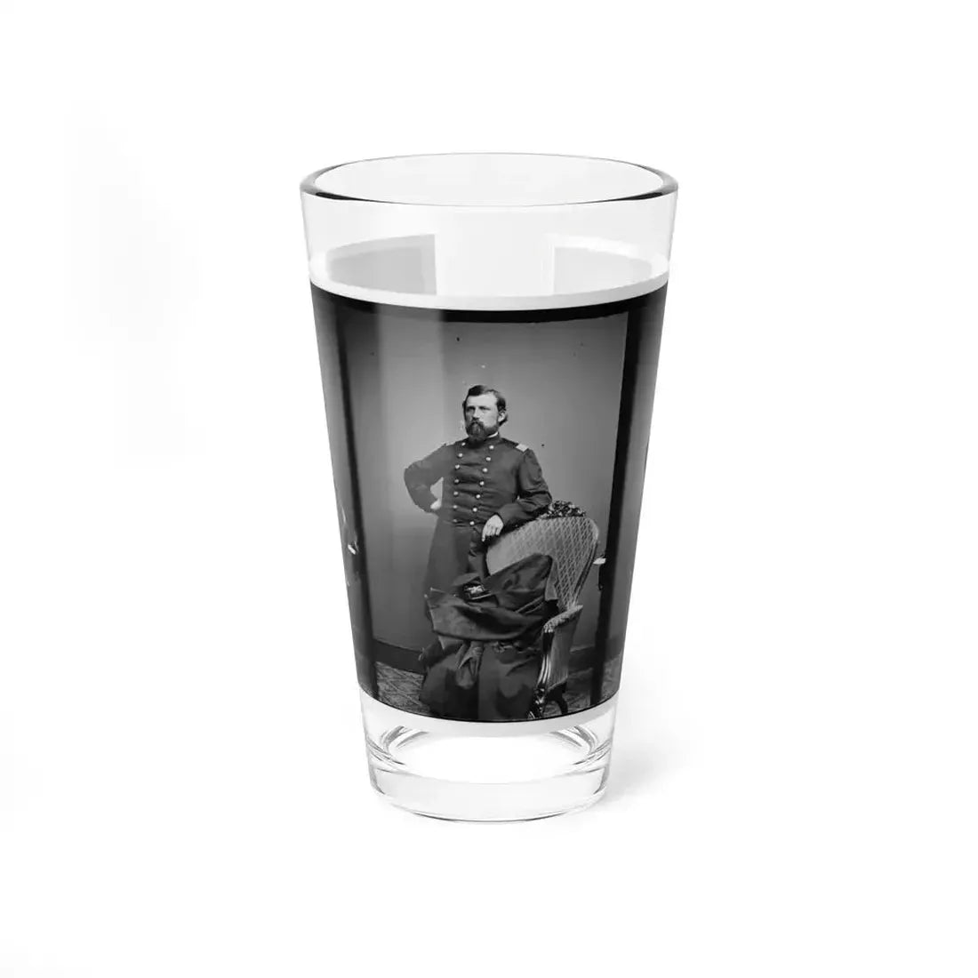 Col.  L.S. Trowbridge 10th Mich. Cav. (U.S. Civil War) Pint Glass 16oz 16oz - Go Mug Yourself