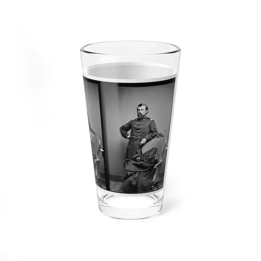 Col.  L.S. Trowbridge 10th Mich. Cav. (U.S. Civil War) Pint Glass 16oz - Go Mug Yourself