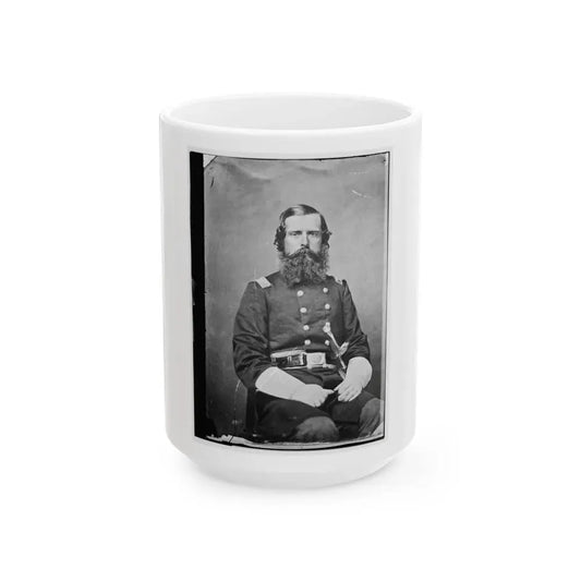 Col. Robert Creighton Murphy Of The 8th Wisconsin Infantry (U.S. Civil War) White Coffee Mug 15oz - Go Mug Yourself