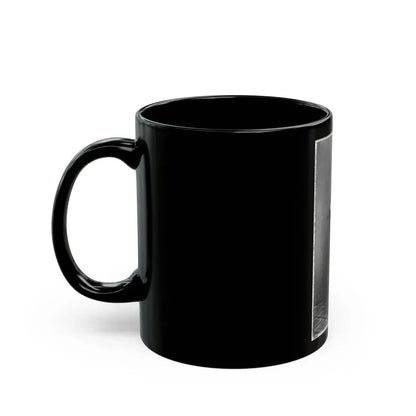 Col. Thomas Cass, 9th Mass. Infantry, Full-Length Portrait, Standing, Facing Left, In Uniform (U.S. Civil War) Black Coffee Mug - Go Mug Yourself
