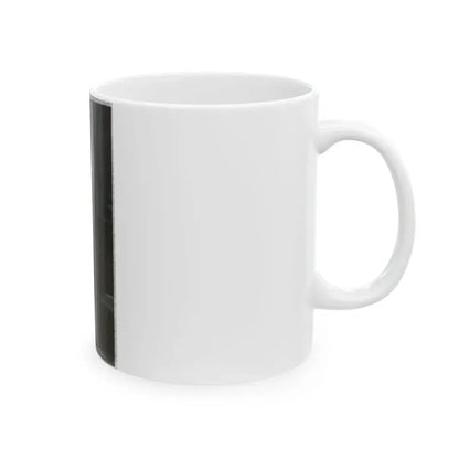 Col. Thomas Cass, 9th Mass. Infantry, Full-Length Portrait, Standing, Facing Left, In Uniform (U.S. Civil War) White Coffee Mug - Go Mug Yourself