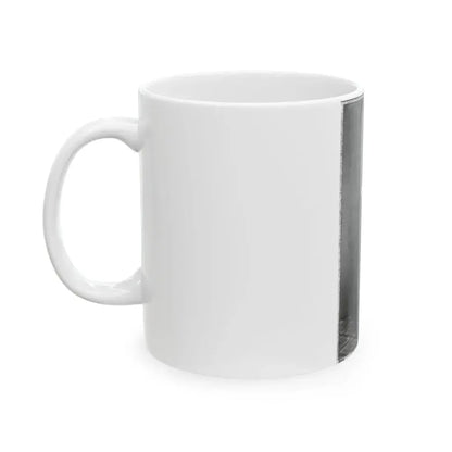 Col. Thomas Cass, 9th Mass. Infantry, Full-Length Portrait, Standing, Facing Left, In Uniform (U.S. Civil War) White Coffee Mug - Go Mug Yourself