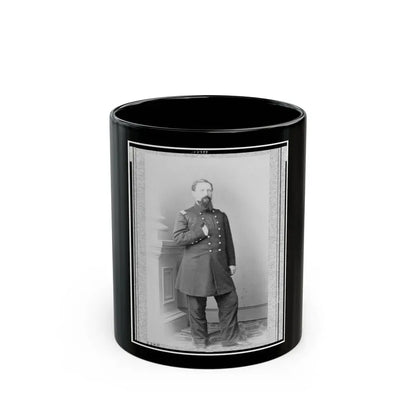 Col. W.E. Woodruff, 2d Kentucky Infantry, Full-Length Portrait, Standing, Facing Right (U.S. Civil War) Black Coffee Mug 11oz - Go Mug Yourself