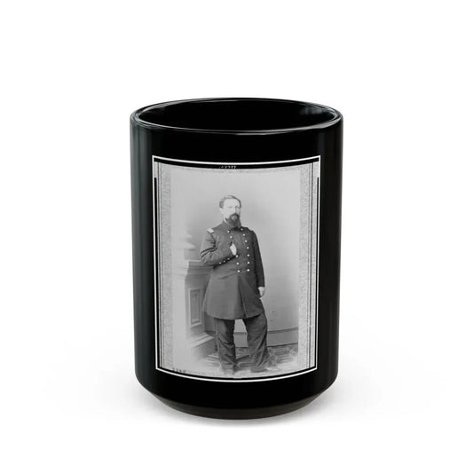 Col. W.E. Woodruff, 2d Kentucky Infantry, Full-Length Portrait, Standing, Facing Right (U.S. Civil War) Black Coffee Mug 15oz - Go Mug Yourself