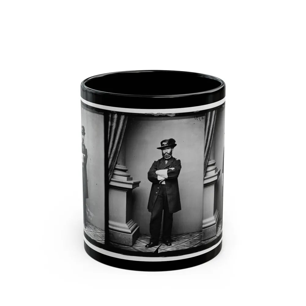 Col. Charles W. Roberts, 2nd Maine (U.S. Civil War) Black Coffee Mug-11oz-Go Mug Yourself