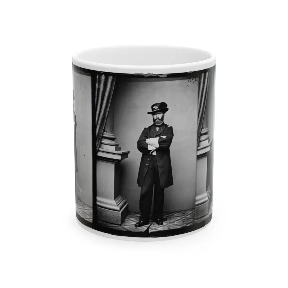 Col. Charles W. Roberts, 2nd Maine (U.S. Civil War) White Coffee Mug-11oz-Go Mug Yourself