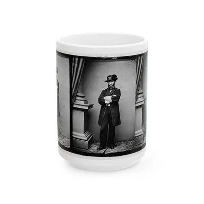 Col. Charles W. Roberts, 2nd Maine (U.S. Civil War) White Coffee Mug-15oz-Go Mug Yourself