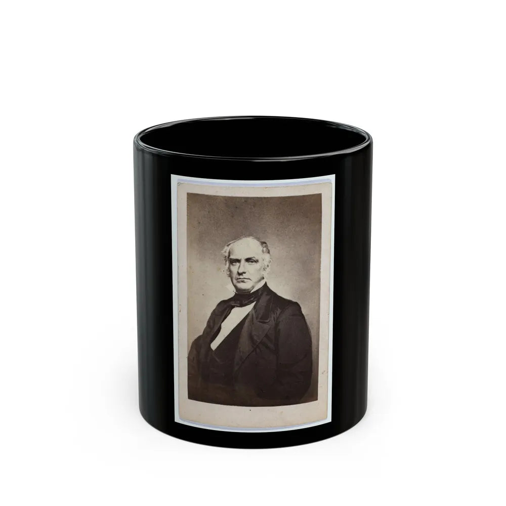 Col. Edward D. Baker, 1811-1861 (U.S. Civil War) Black Coffee Mug-11oz-Go Mug Yourself