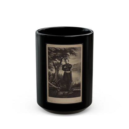 Col. Elmer Ellsworth (U.S. Civil War) Black Coffee Mug-15oz-Go Mug Yourself