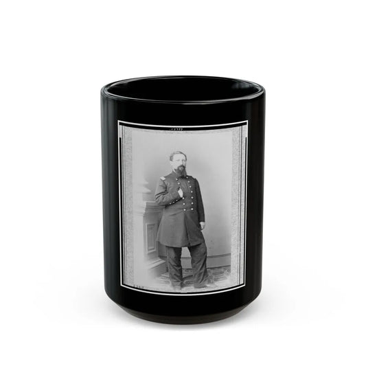 Col. W.E. Woodruff, 2d Kentucky Infantry, Full-Length Portrait, Standing, Facing Right (U.S. Civil War) Black Coffee Mug-15oz-Go Mug Yourself