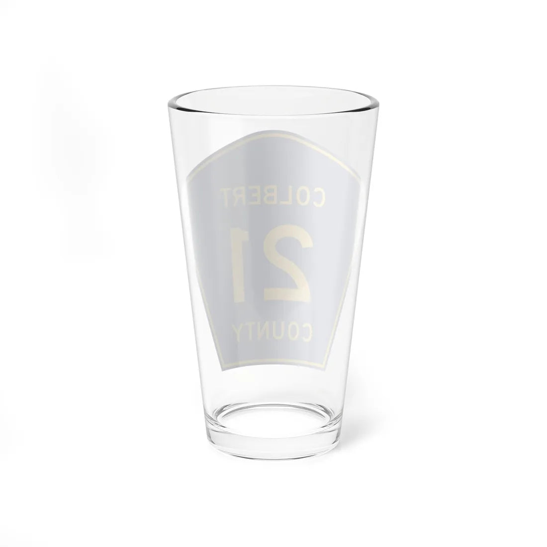 ColbertCounty21 (Alabama) (Road Sign) Pint Glass 16oz - Go Mug Yourself