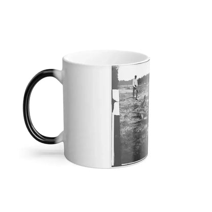 Cold Harbor, Va. African Americans Collecting Bones of Soldiers Killed in the Battle (U.S. Civil War) Color Changing Coffee Mug 11oz - Go Mug Yourself