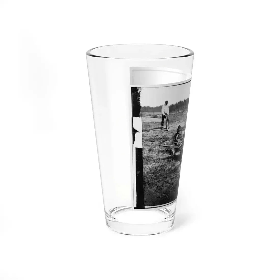 Cold Harbor, Va. African Americans Collecting Bones Of Soldiers Killed In The Battle (U.S. Civil War) Pint Glass 16oz - Go Mug Yourself
