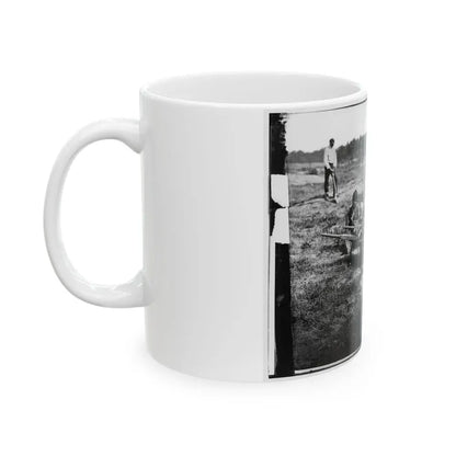 Cold Harbor, Va. African Americans Collecting Bones Of Soldiers Killed In The Battle (U.S. Civil War) White Coffee Mug - Go Mug Yourself