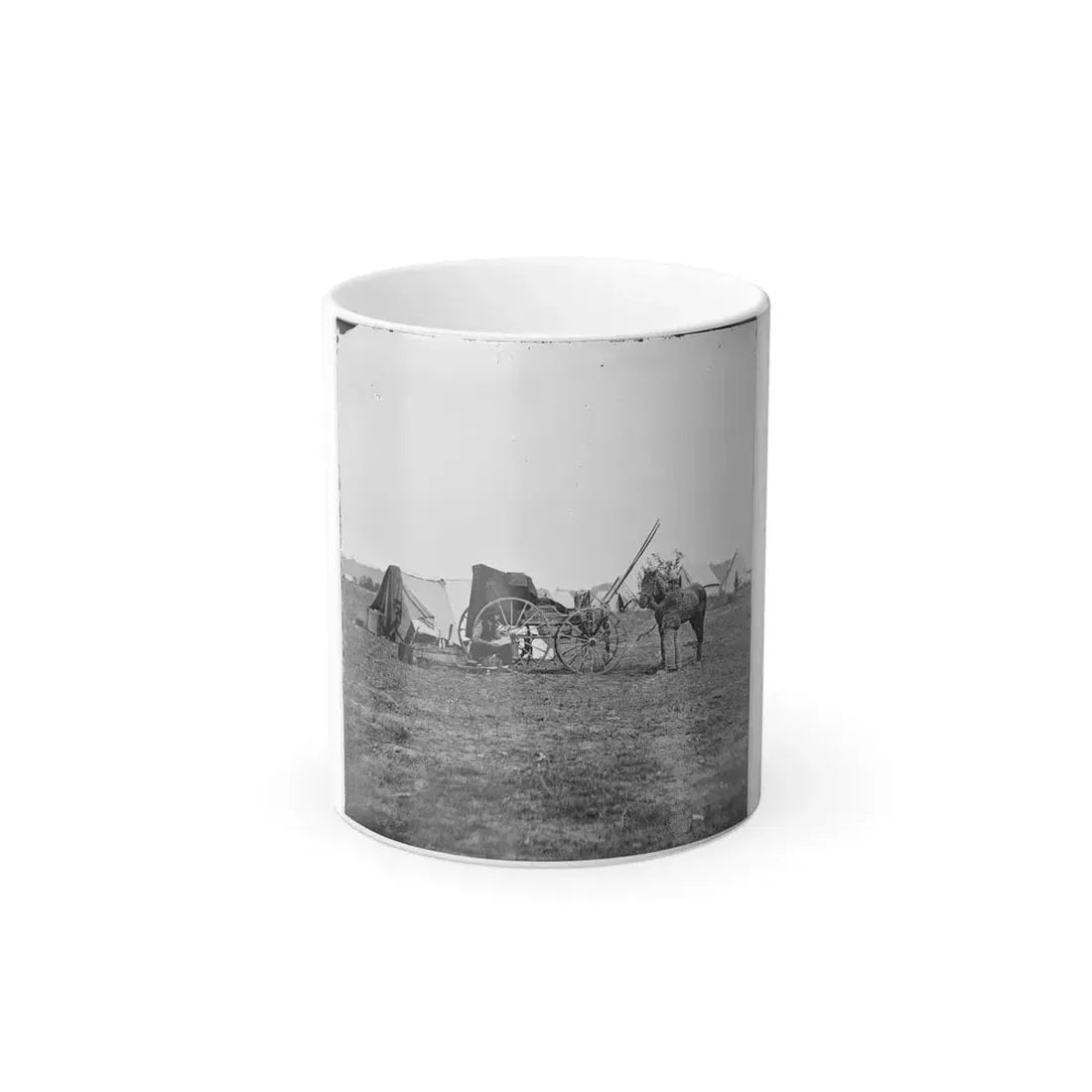 Cold Harbor, Va. Photographer's Wagon and Tent (U.S. Civil War) Color Changing Coffee Mug 11oz Default Title 11oz - Go Mug Yourself