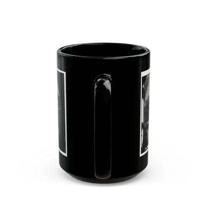 Cold Harbor, Va, Vicinity. Cavalry Horses Outside The Old Church Hotel (U.S. Civil War) Black Coffee Mug - Go Mug Yourself