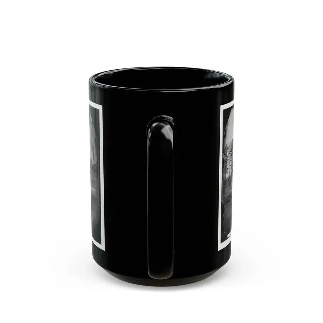 Cold Harbor, Va., Vicinity. Ruins Of Gaines' Mill (U.S. Civil War) Black Coffee Mug - Go Mug Yourself