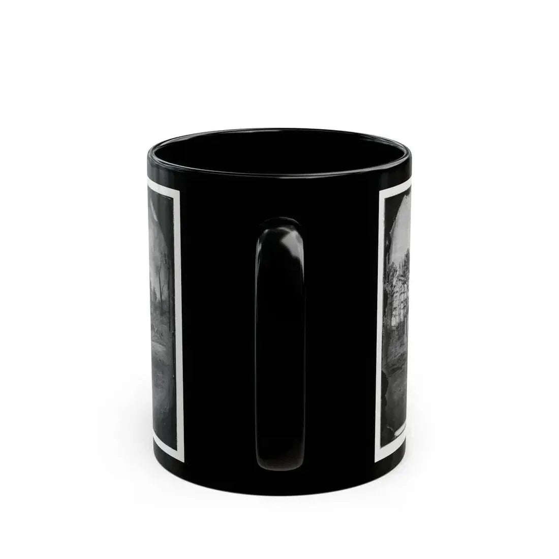 Cold Harbor, Va., Vicinity. Ruins Of Gaines' Mill (U.S. Civil War) Black Coffee Mug - Go Mug Yourself